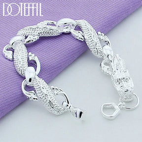 Pulseira Dragon em Prata Esterlina 925 - Charme e Elegância