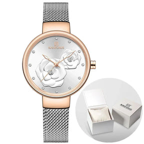Relógio Feminino NaviRose 3D á Prova D'água