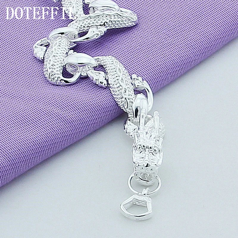 Pulseira Dragon em Prata Esterlina 925 - Charme e Elegância