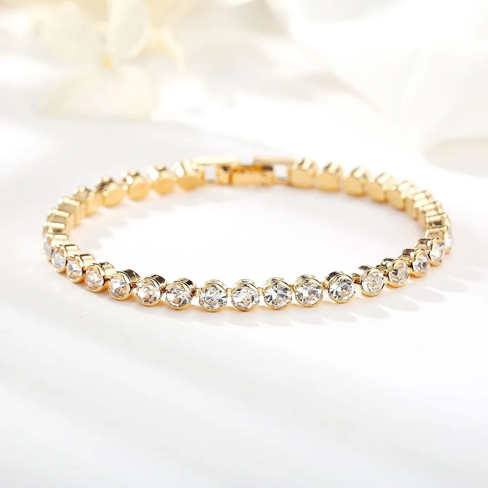 Pulseira de Cristal Luxuosa Burnetts