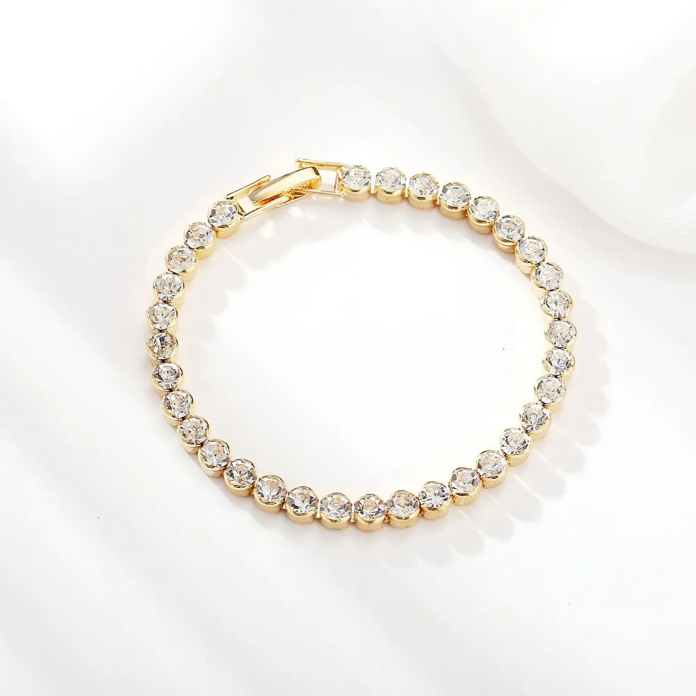 Pulseira de Cristal Luxuosa Burnetts