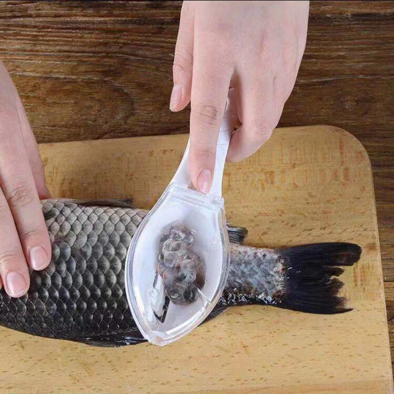 Raspador de escama de peixe, escova de pele de peixe, ferramentas de frutos do mar, remoção rápida, faca de limpeza, acessórios de cozinha