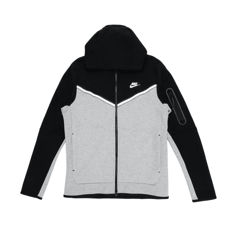 Jaqueta Nike Tech Fleece Preta e Cinza