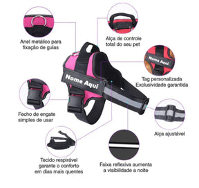 Peitoral para Cachorro Personalizável | CustomDog™