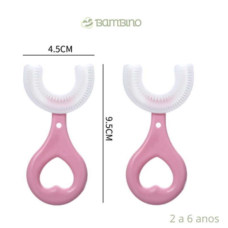 Escova de Dente Infantil 360 Graus - Compre 1 e leve 2