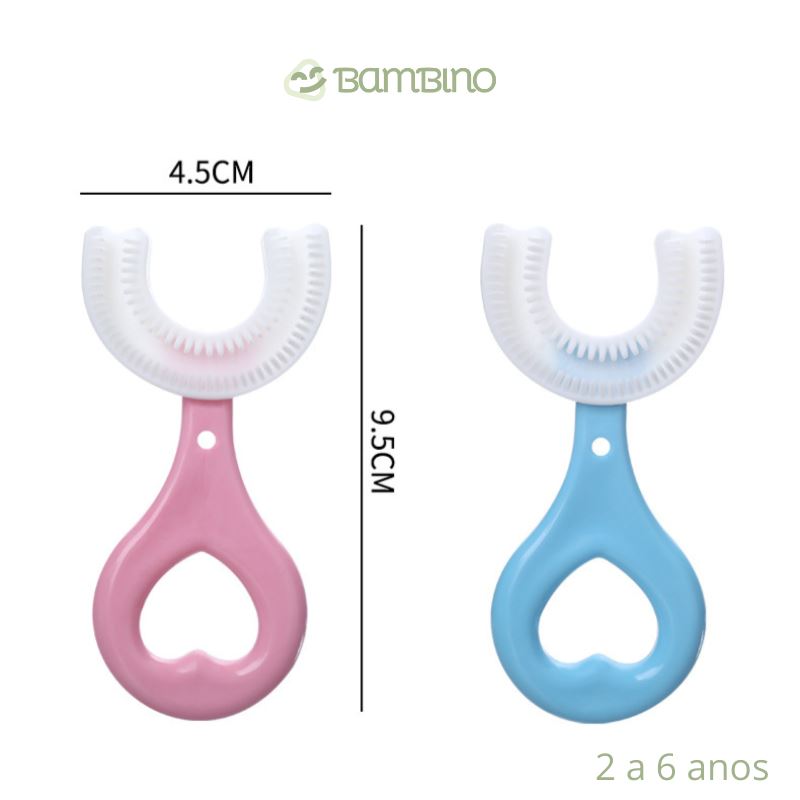 Escova de Dente Infantil 360 Graus - Compre 1 e leve 2