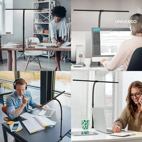 Luminária de Mesa LED Escritório Flexível Alumínio - Minz