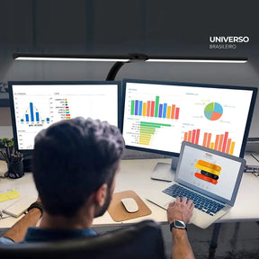 Luminária de Mesa LED Escritório Flexível Alumínio - Minz