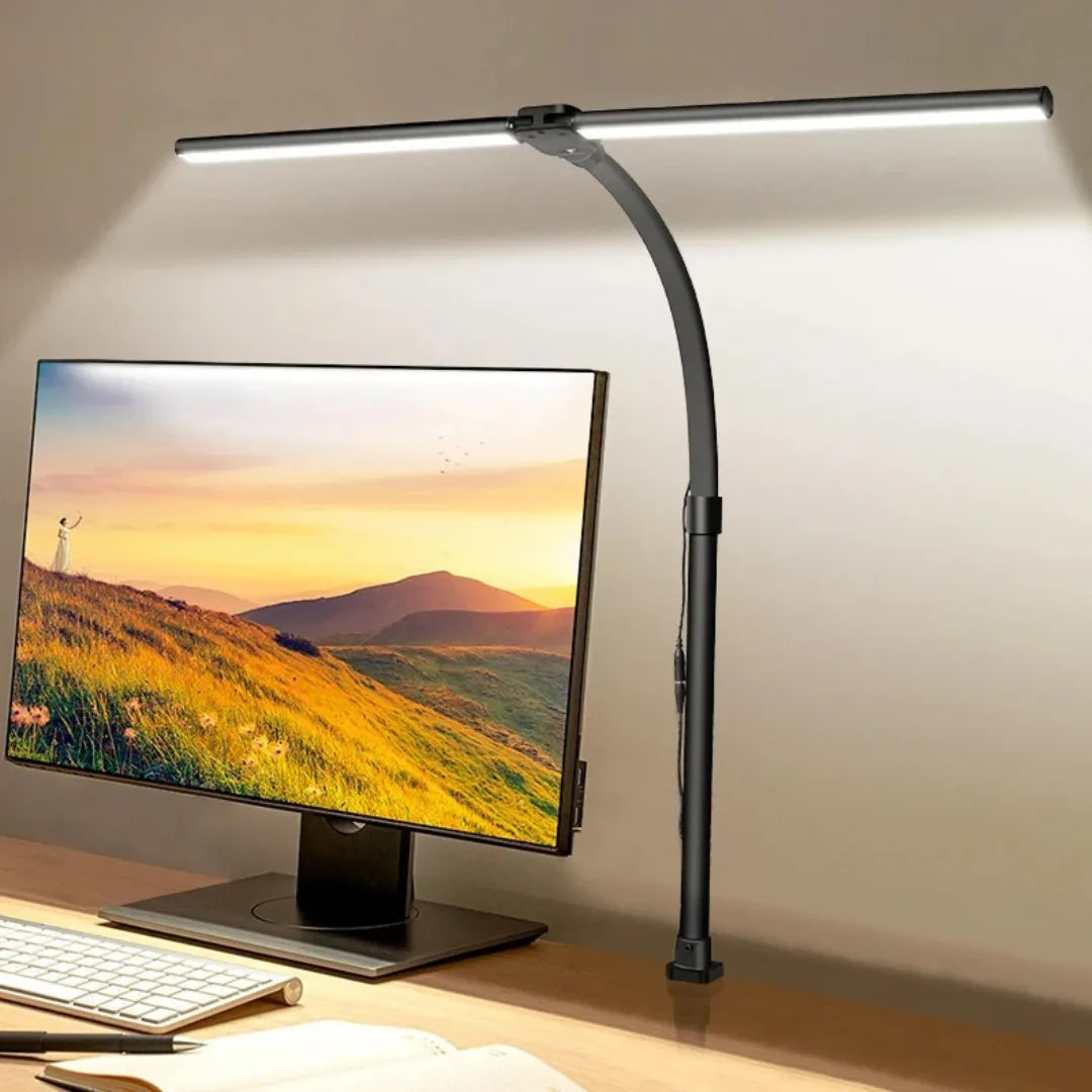 Luminária de Mesa LED Escritório Flexível Alumínio - Minz
