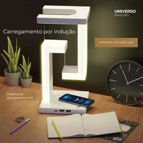 Luminária de Mesa com Carregador por Indução - Minz