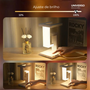 Luminária de Mesa com Carregador por Indução - Minz