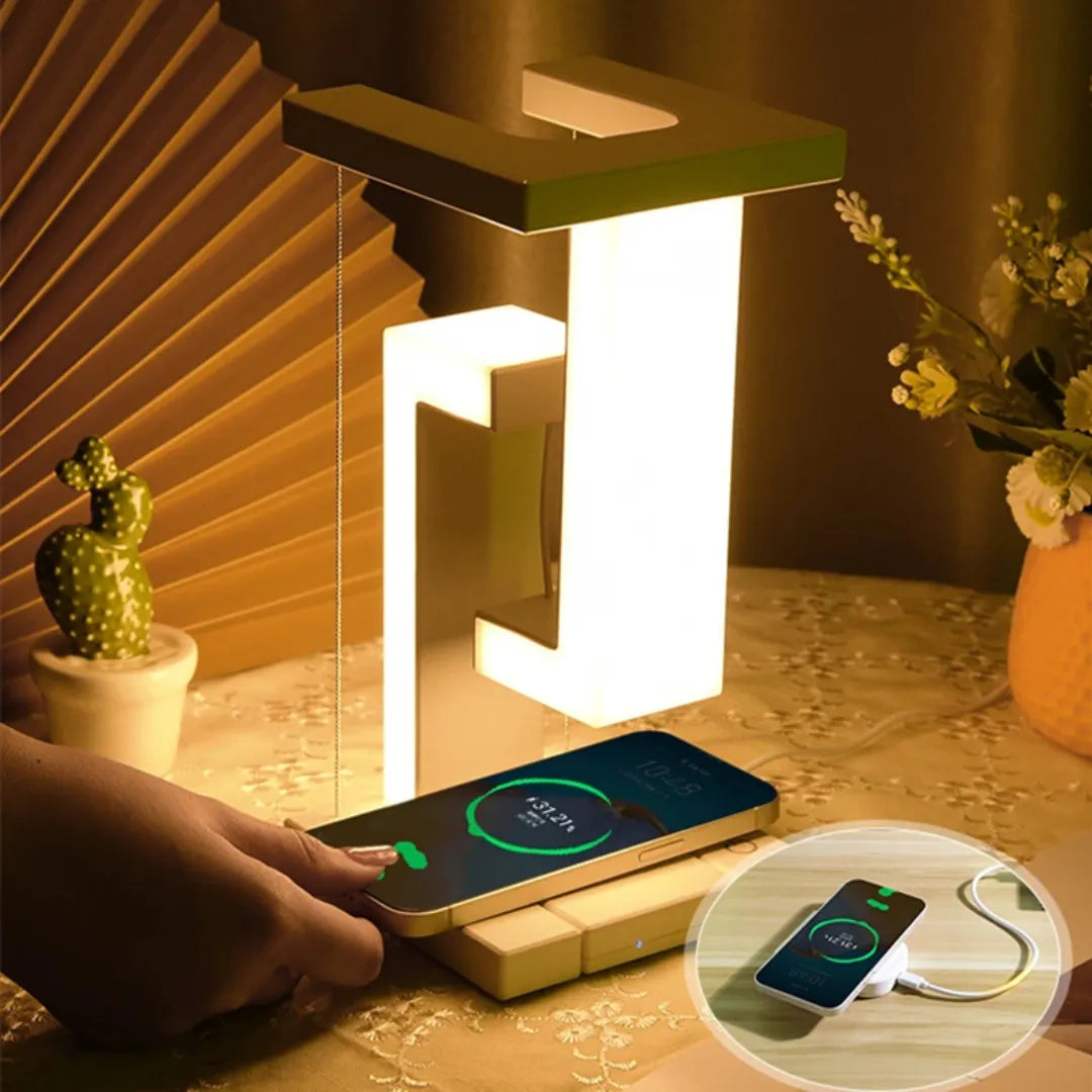 Luminária de Mesa com Carregador por Indução - Minz