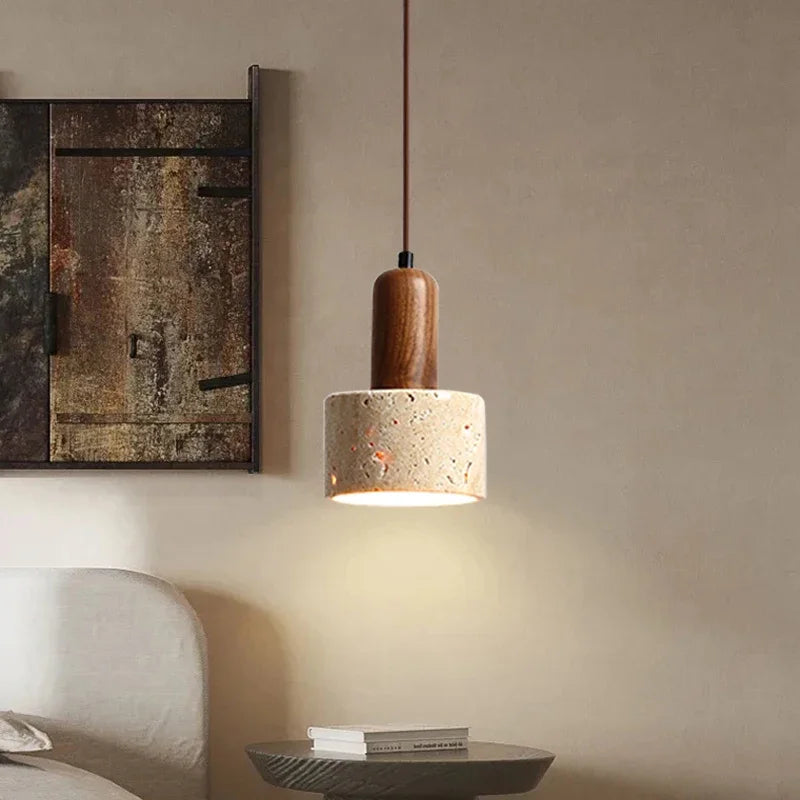 Luminária de Led de Mármore Líquido