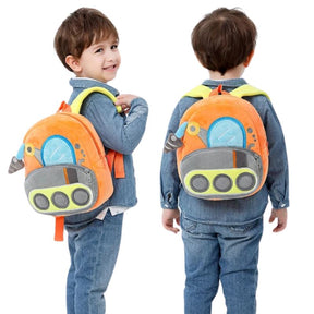 Mochila Infantil Cartoon de Pelúcia para Crianças de 2 a 4 Anos de Idade