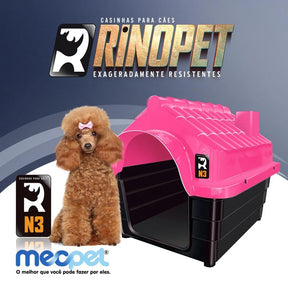 Casinha para Cachorro Plástica Desmontável | Casinha Rino™