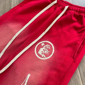 Calça Hellstar Red Flare Sweatpants