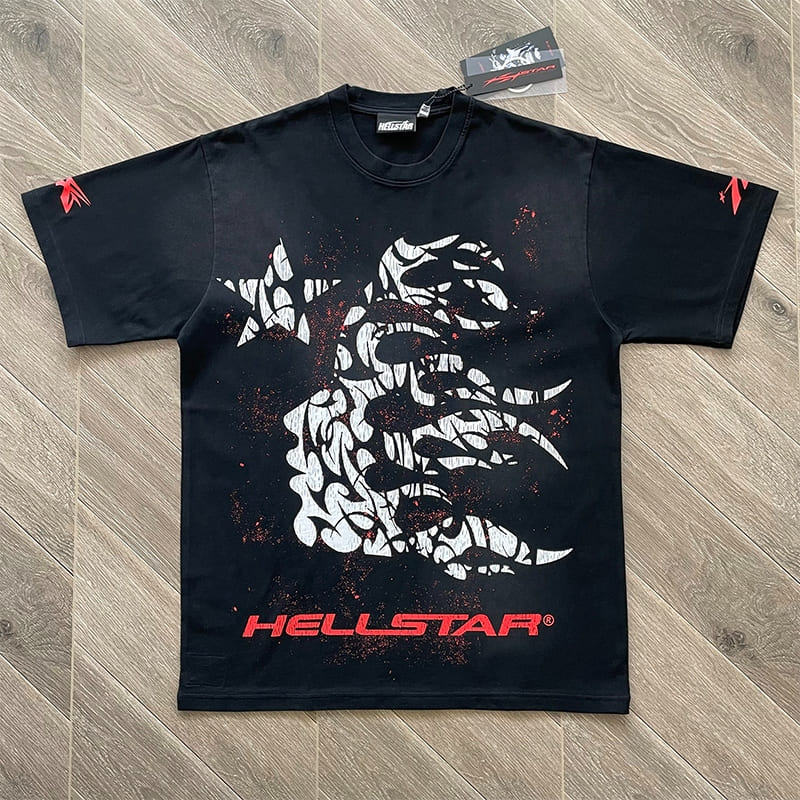 Camiseta Hellstar Thorn Black Red