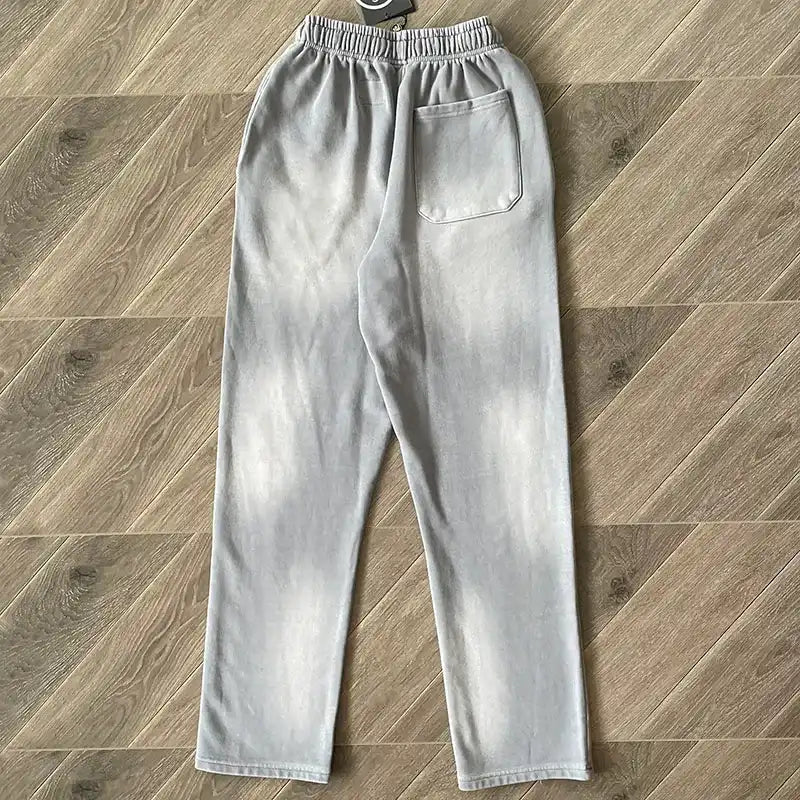 Calça Hellstar Grey Future Flame Sweatpants