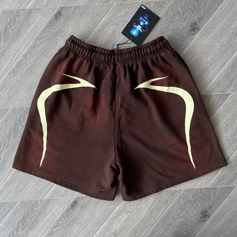 Hellstar Warm Up Shorts Brown