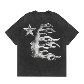 Camiseta Hellstar Washed Logo