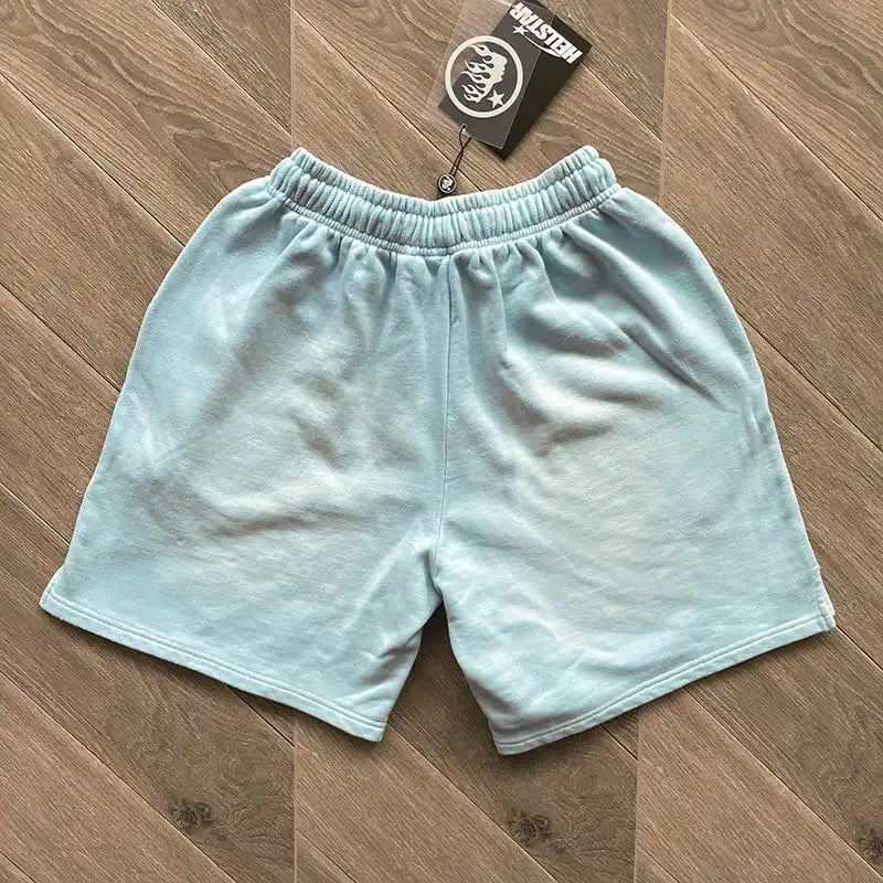 Shorts Moletom Hellstar Sky Blue