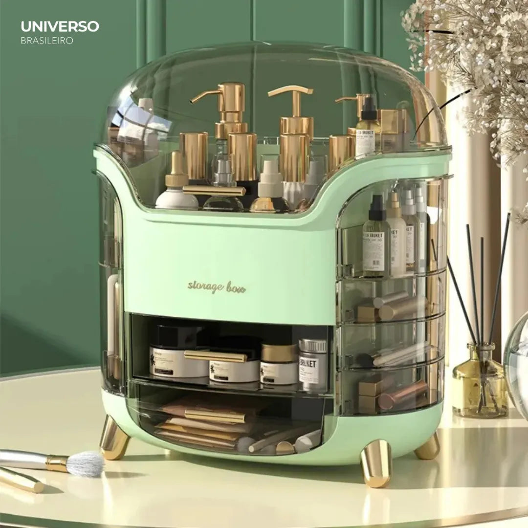 Organizador de Maquiagem e Porta Maquiagem - Minz