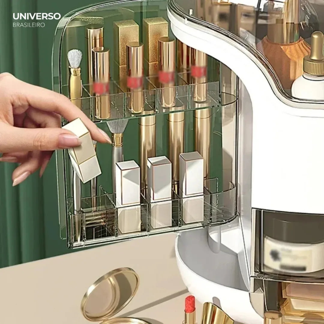 Organizador de Maquiagem e Porta Maquiagem - Minz