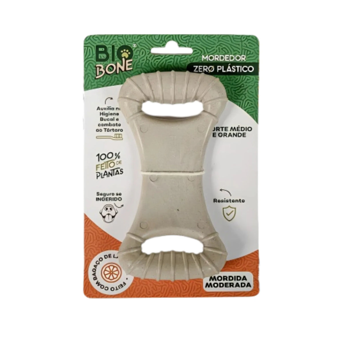 Brinquedo Mordedor Pet Natural Zero Plástico | Biobone™