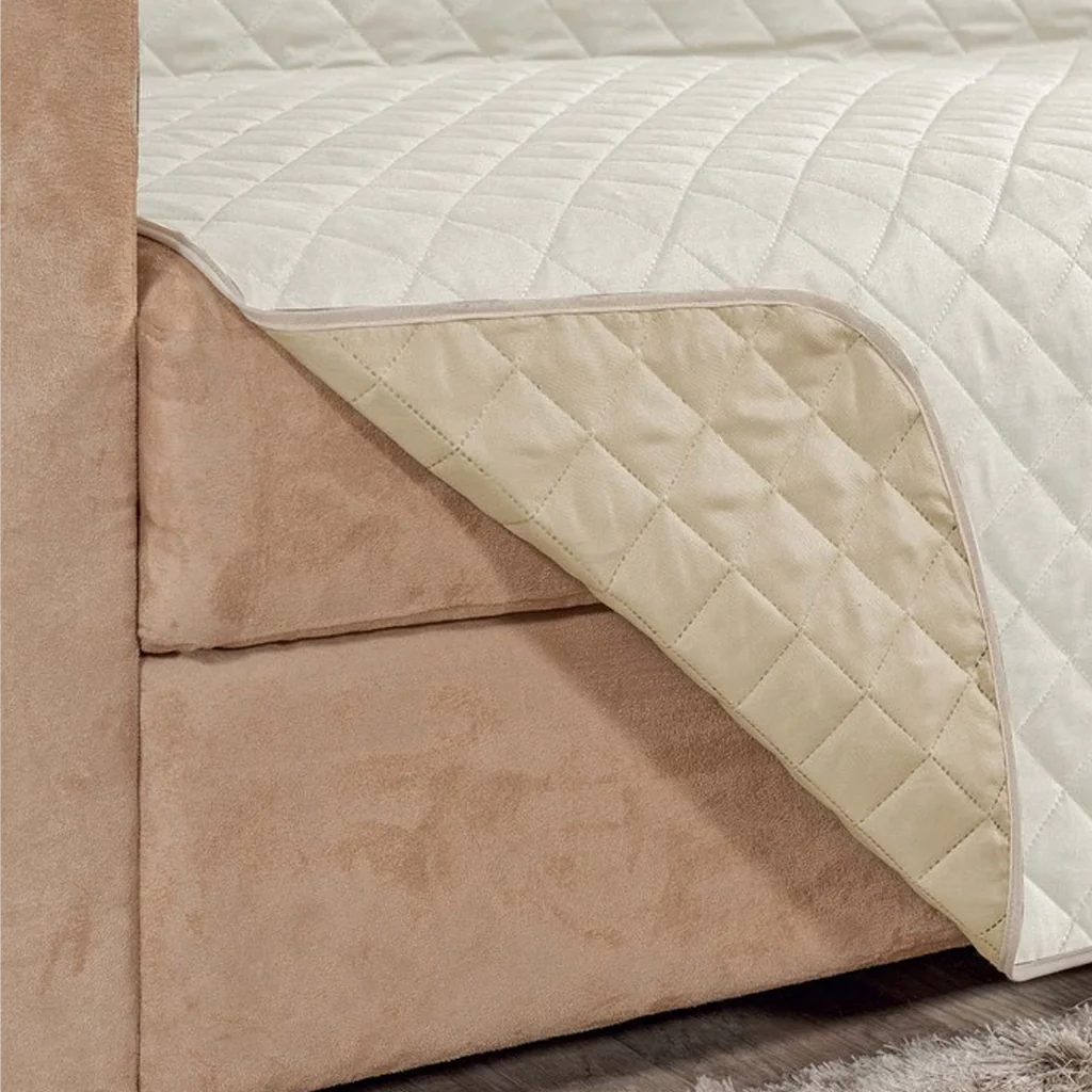 Protetor De Sofá Padrão 4 Lugares Impermeável Dupla Face | SofaProtec 4D™