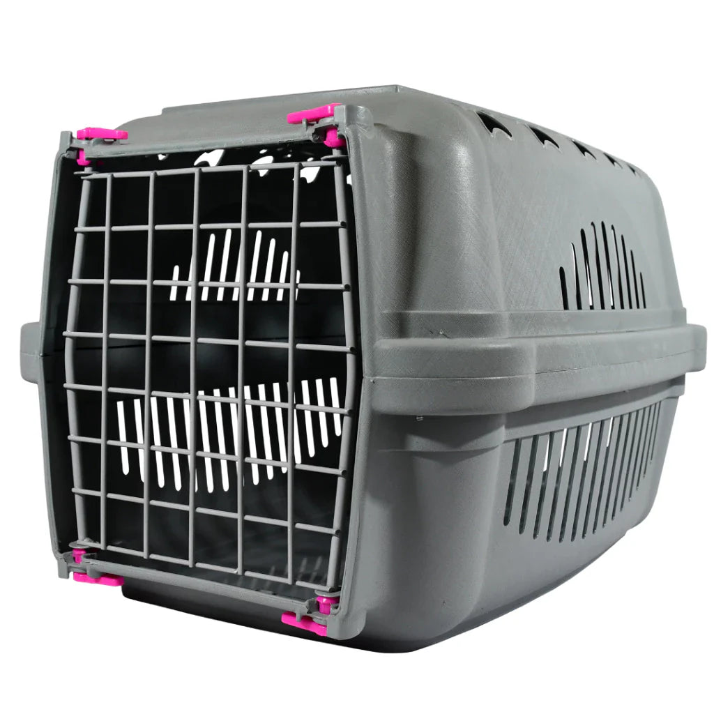 Caixa de Transporte com Porta de Aço para Cães e Gatos | Falcon™