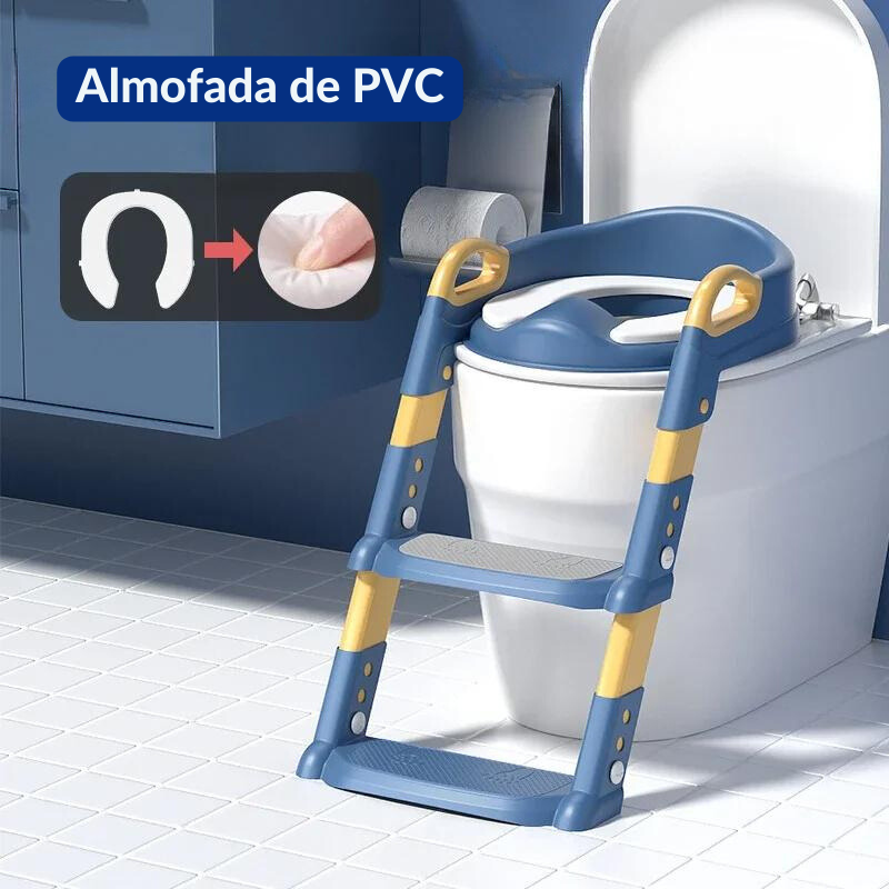 Escadinha / tampa para vaso sanitário dobrável para crianças - banco multifuncional - para treinamento de vaso sanitário para meninos e meninas