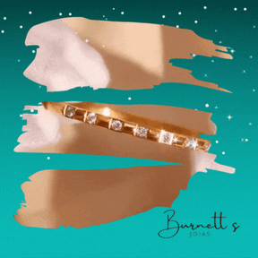 Pulseira Elegante de Ouro 18K com Zircônias