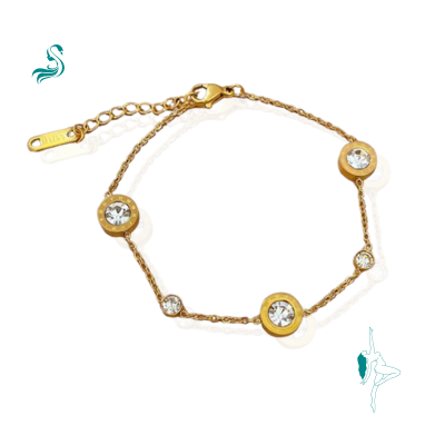 Pulseira de Cristal Vintage com Charme - Burnetts