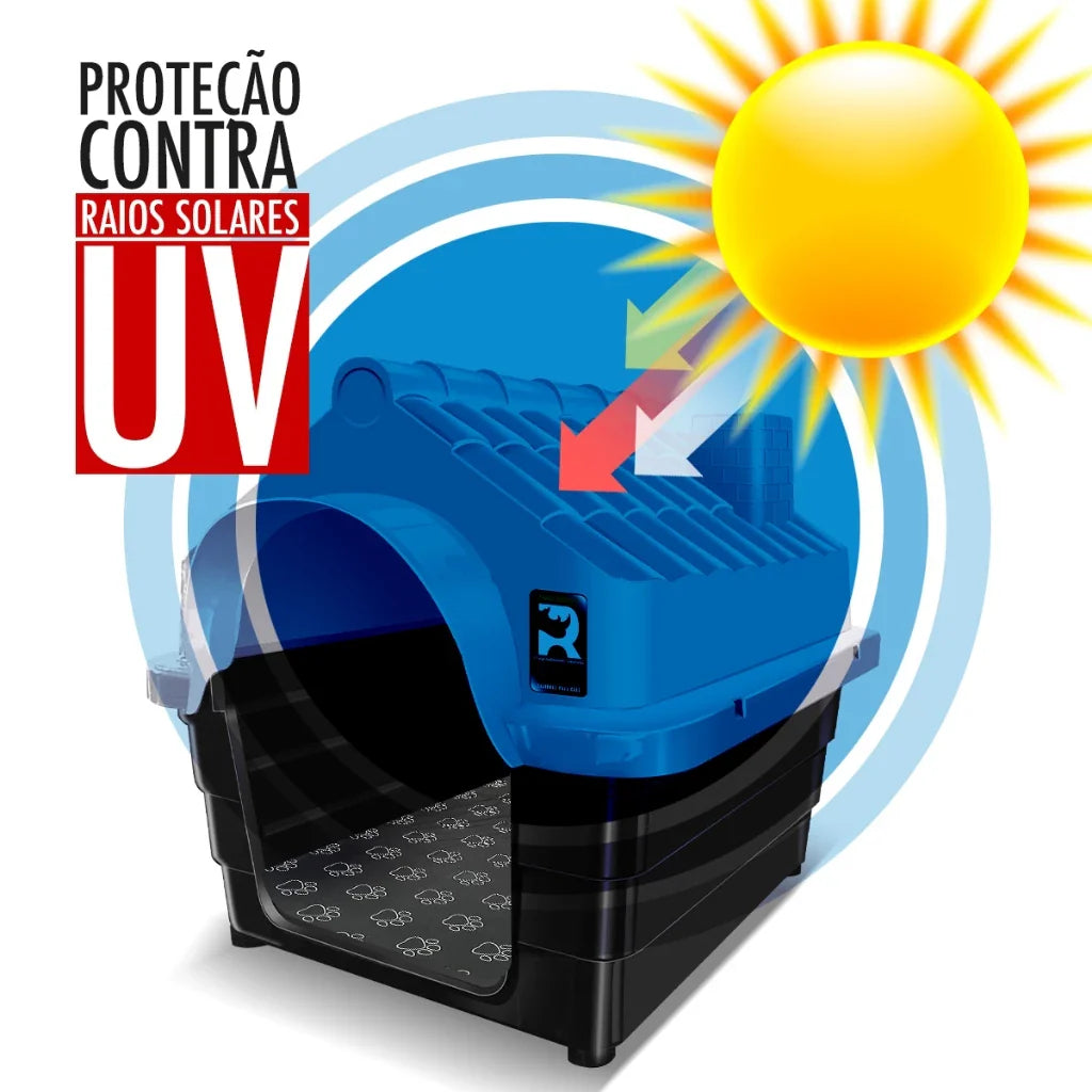 Casinha para Cachorro Plástica Desmontável | Casinha Rino™