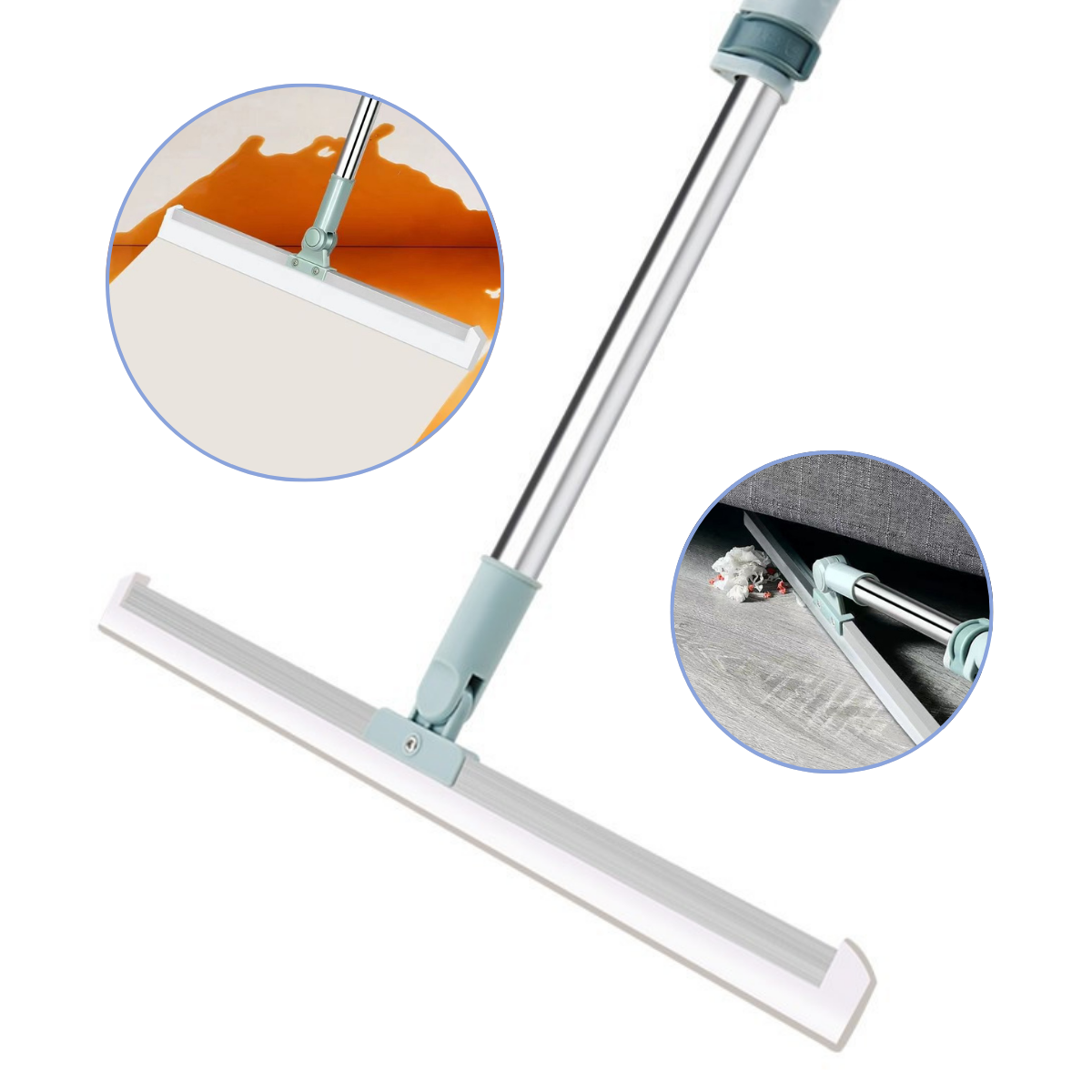 Rodo Mágico Inox Multiuso Silicone Varre e Seca com 15%PrimeiraCompra+Frete Grátis