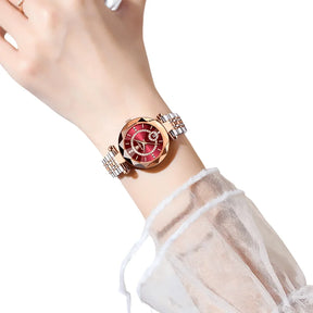 Relógio Feminino de Luxo Diamantado - Poedagar