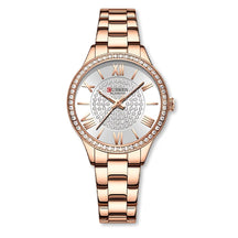 Relógio Feminino de Luxo Cravejado - Curren