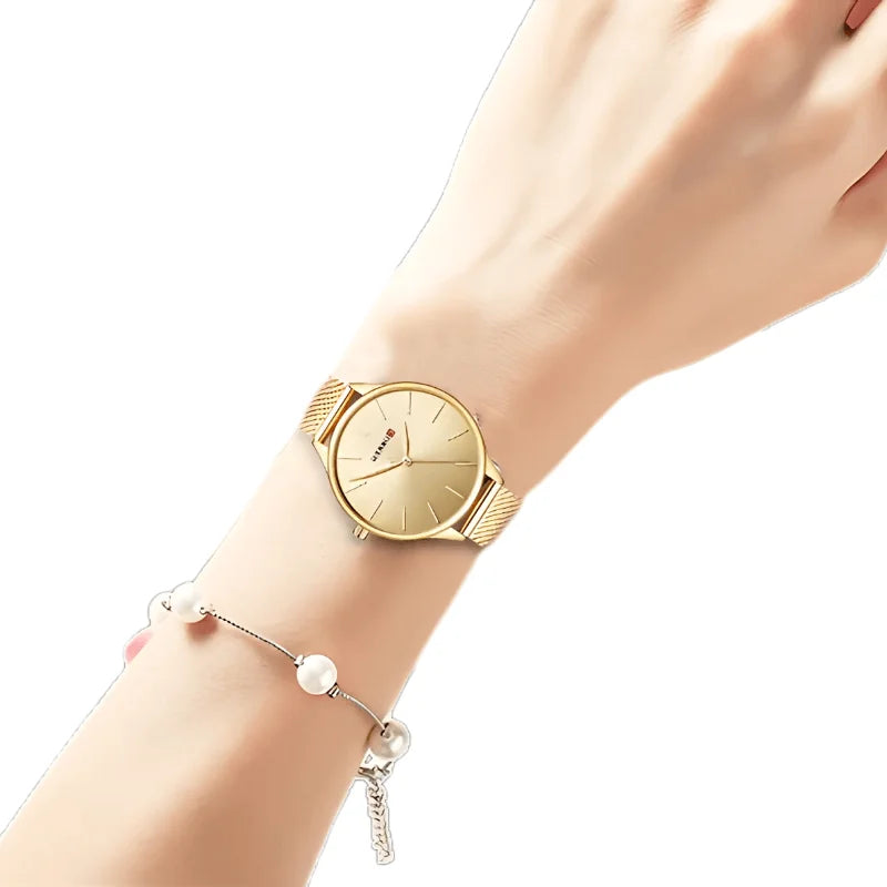 Relógio Feminino de Luxo Minimalista - Curren