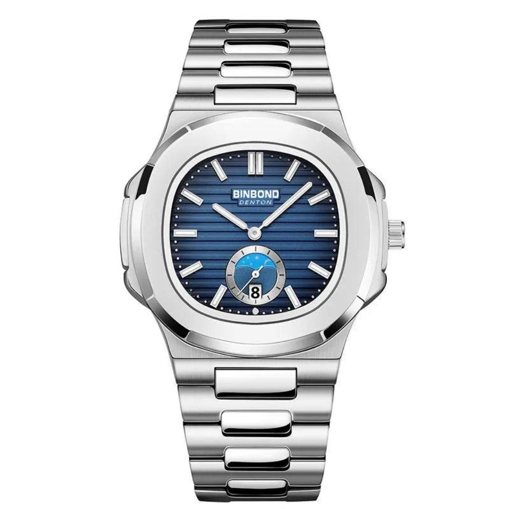 Relógio Masculino Aço Inoxidável Midnight