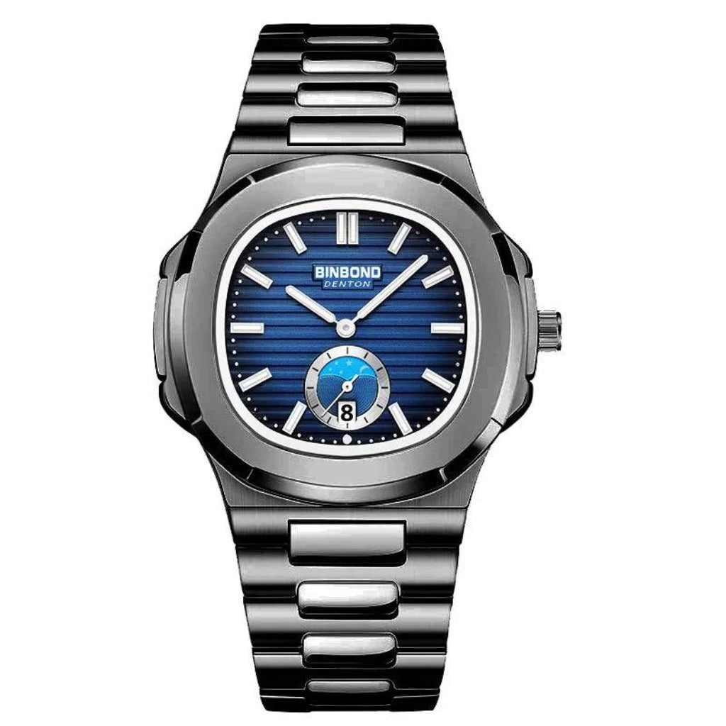 Relógio Masculino Aço Inoxidável Midnight