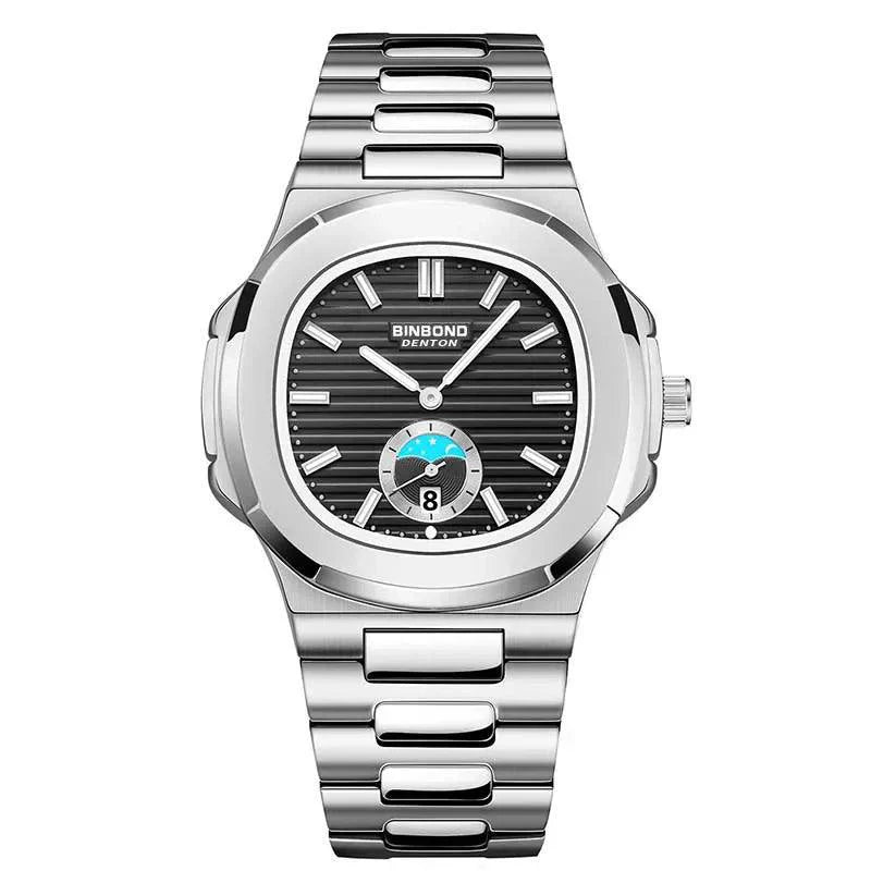 Relógio Masculino Aço Inoxidável Midnight