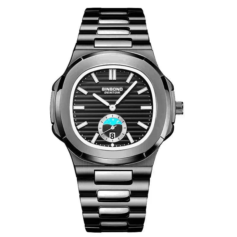 Relógio Masculino Aço Inoxidável Midnight