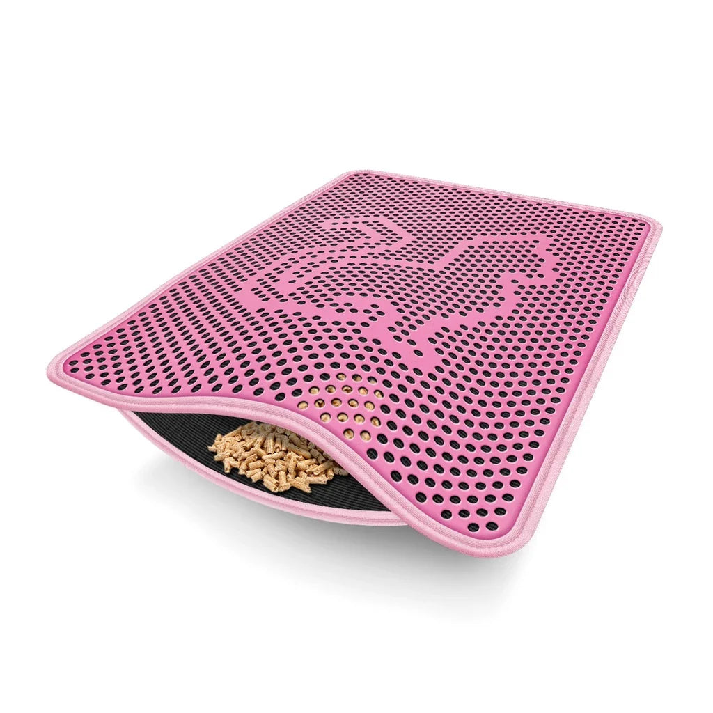 Tapete Higiênico para Gatos Anti-Sujeira e Coletor de Areia | CatClean Mat™