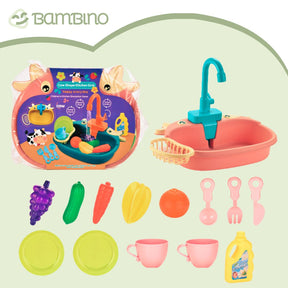 Pia de Brinquedo Infantil Bambino - Saí Água de Verdade