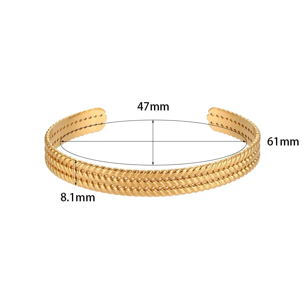 Pulseira Coração Trançado Banhada a Ouro Burnetts