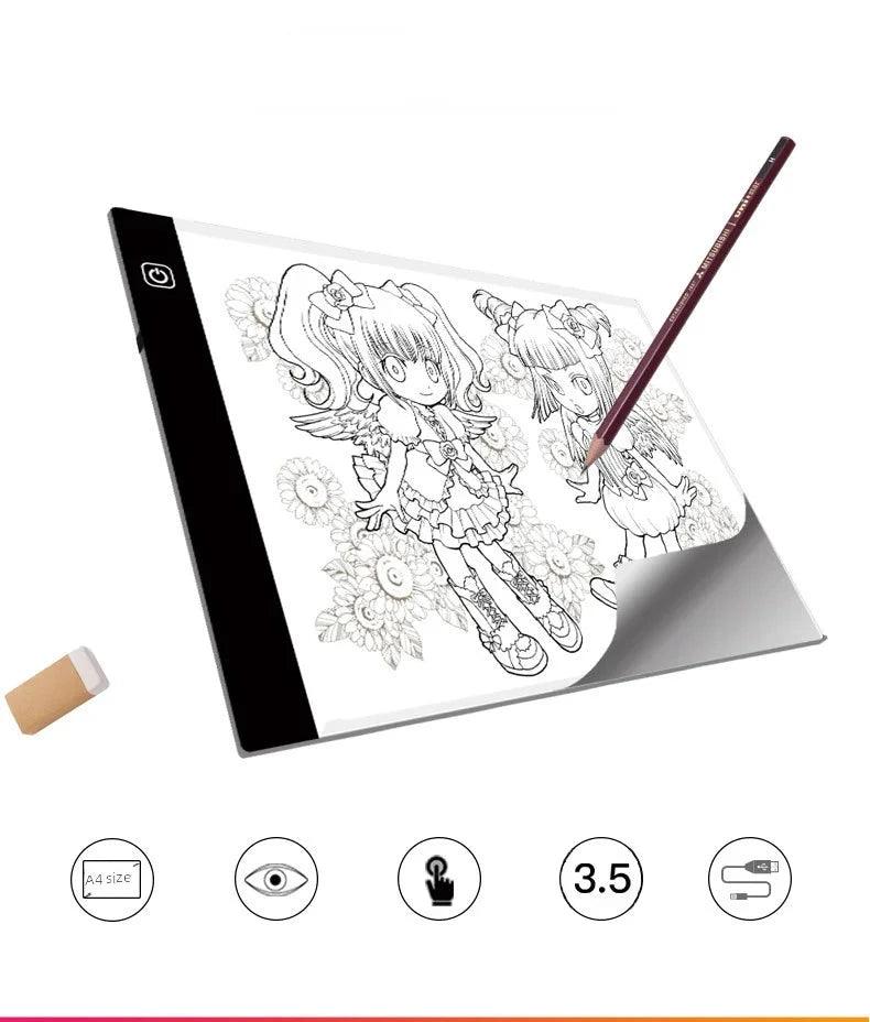 Prancha de Desenho LED para Artesanato