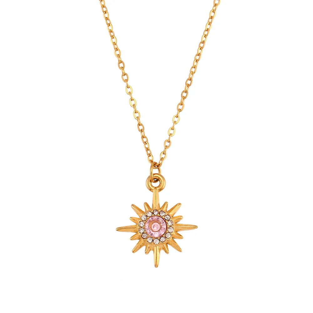 Colar Lucky Star com Zircônia e Pérola