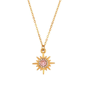 Colar Lucky Star com Zircônia e Pérola