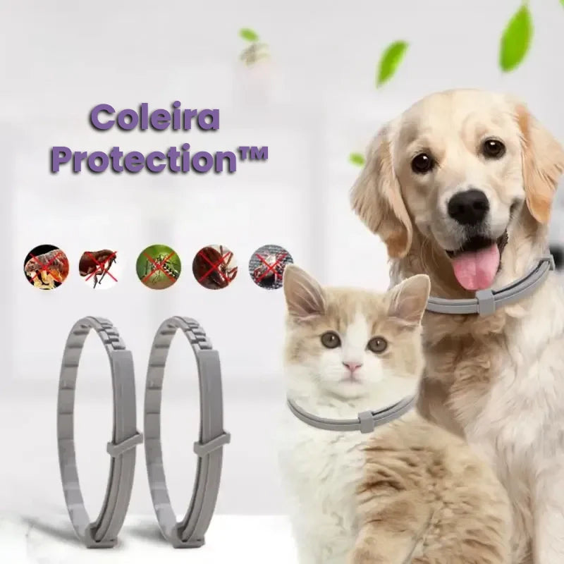 Coleira Anti Pulgas e Carraptos Protection™  - 100% Natural
