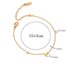 Pulseira Coração Dourada Burnetts